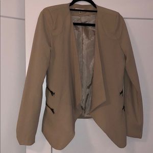 Tan / beige professional blazer